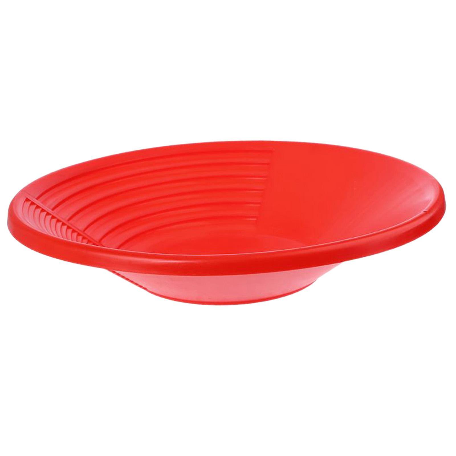 15" Dual Riffle Gold Pfanne für Nugget Mining Dredging River Panning Red