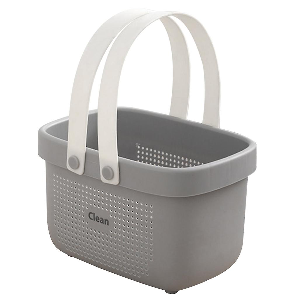 Plastic Storage Organizer for Bathroom Kitchen Shampoo Body Bath Drain Basket