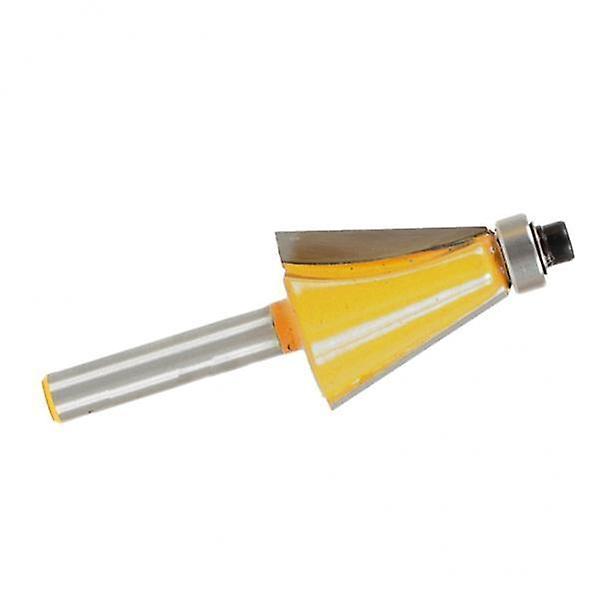 3x15 Degree Chamfer Edge Forming Router Bit - 1/4" Shank