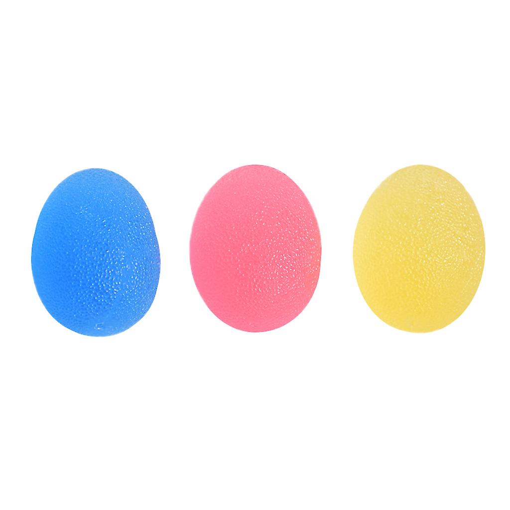3 Piece Fingers Palm Exercise Grip Strength Ball Hand Squeeze Exerciser