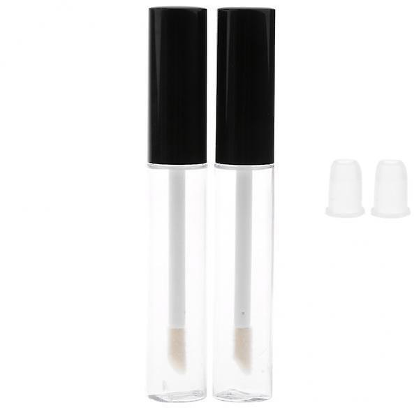 2x2 Pieces 7ml Lip Gloss Empty Mascara Eyelash Wand Growth Oil Tubes Bottles