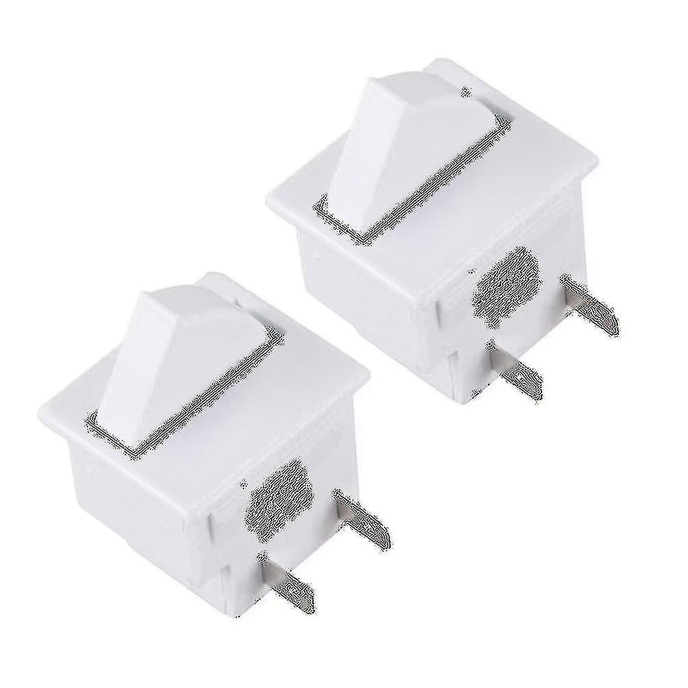 2x Refrigerator Door Lamp Light Switch Replacement Fridge Part Kitchen 5a 125v