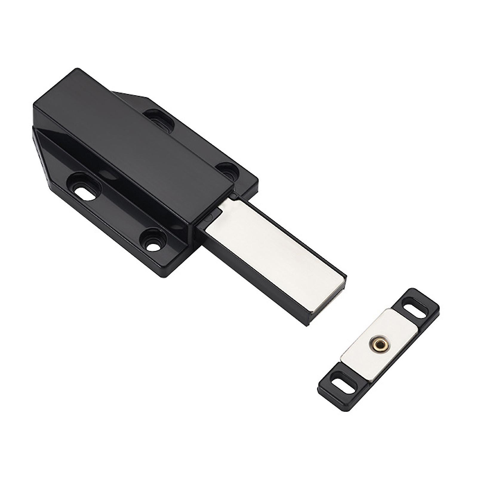 Cabinet Door Push Latch Strong Suction Push To Open Abs Single-headed Magnetic Push Release Latch For Closet