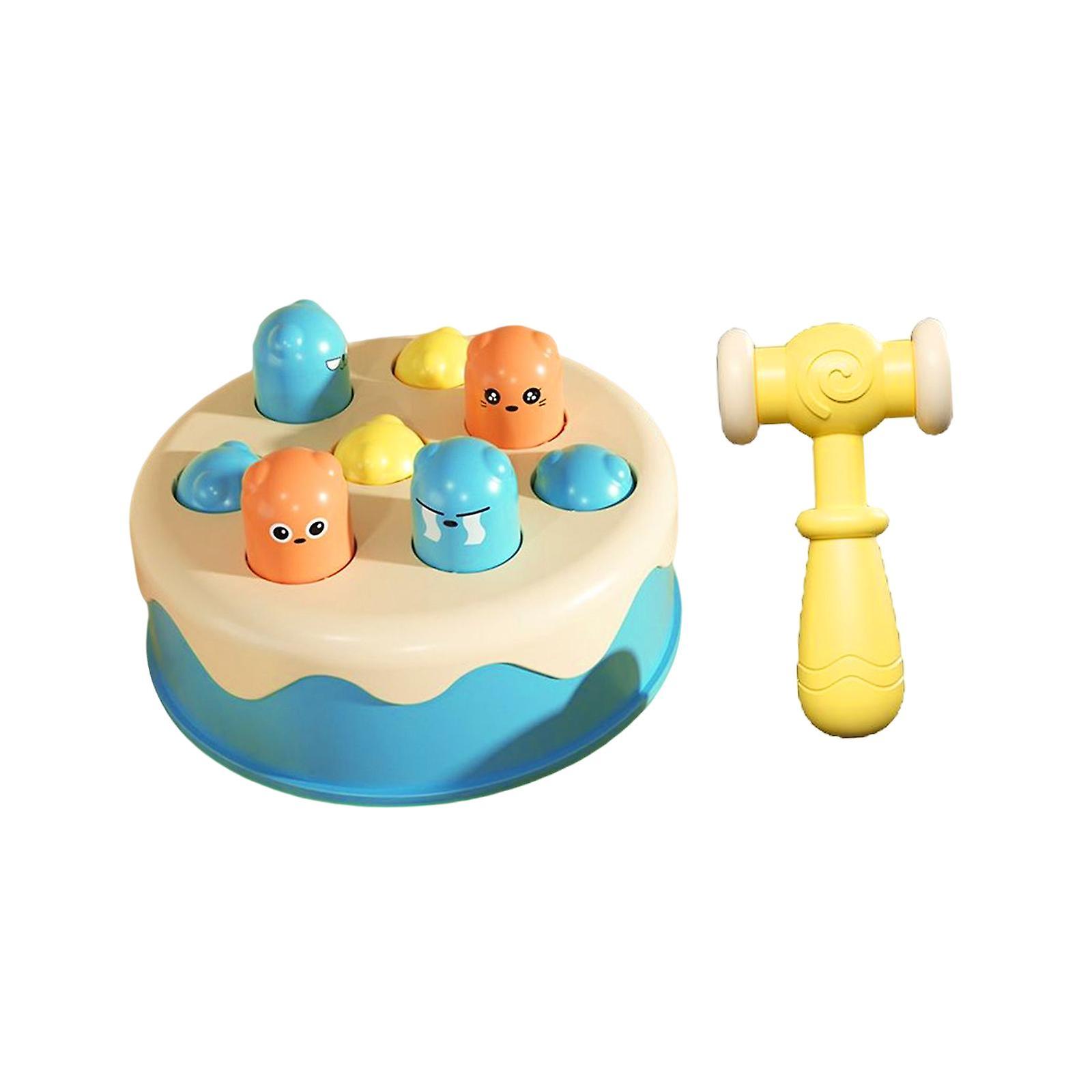 Whack A Hamster Game Interactive Toy Improve Children Hand Eye Coordination Blue