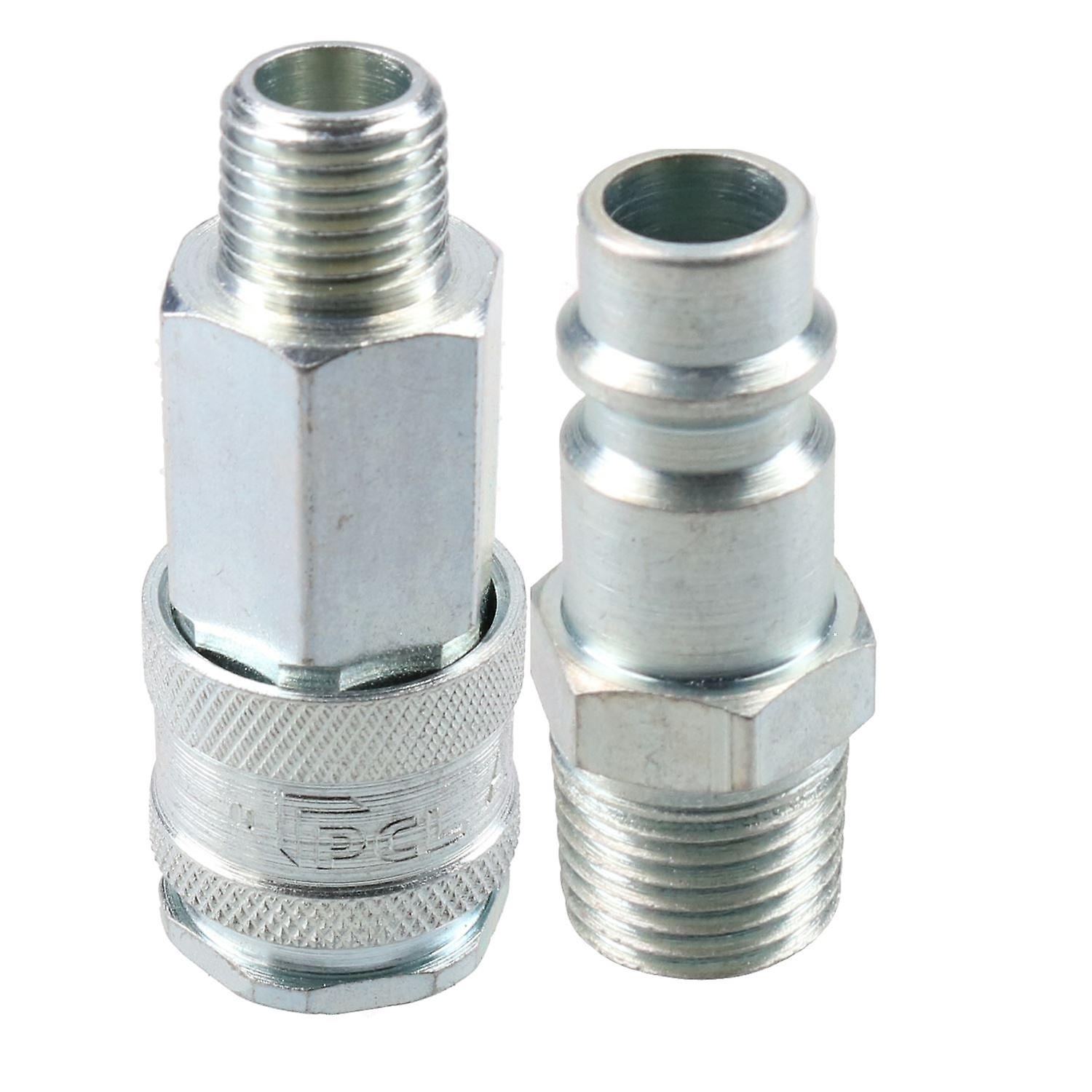 PCL XF Series Female Coupler 1/4" BSP Male Thread & Male Air Adaptor Fitting