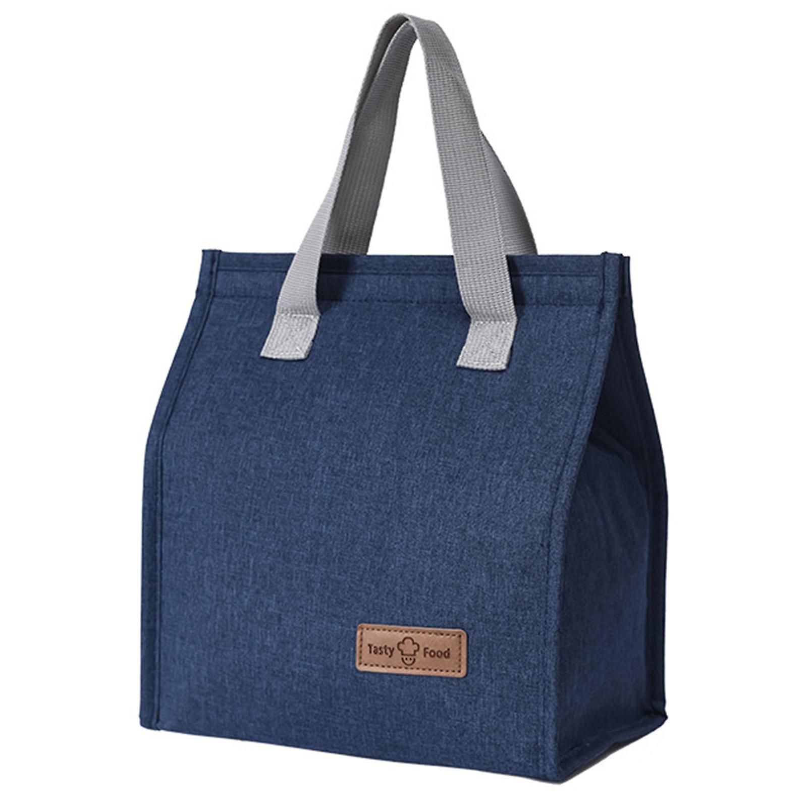 Handheld Simple Insulated Lunch Bag Lightweight Convenient Lunch Bag for School Office Working