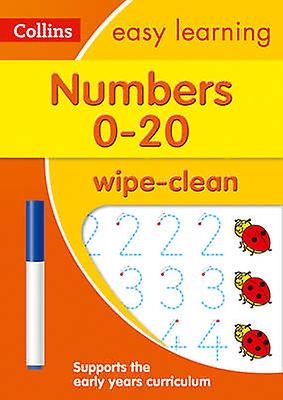 Numbers 020 Age 35 Wipe Clean Activity Book by Collins Easy Learning Paperback Book