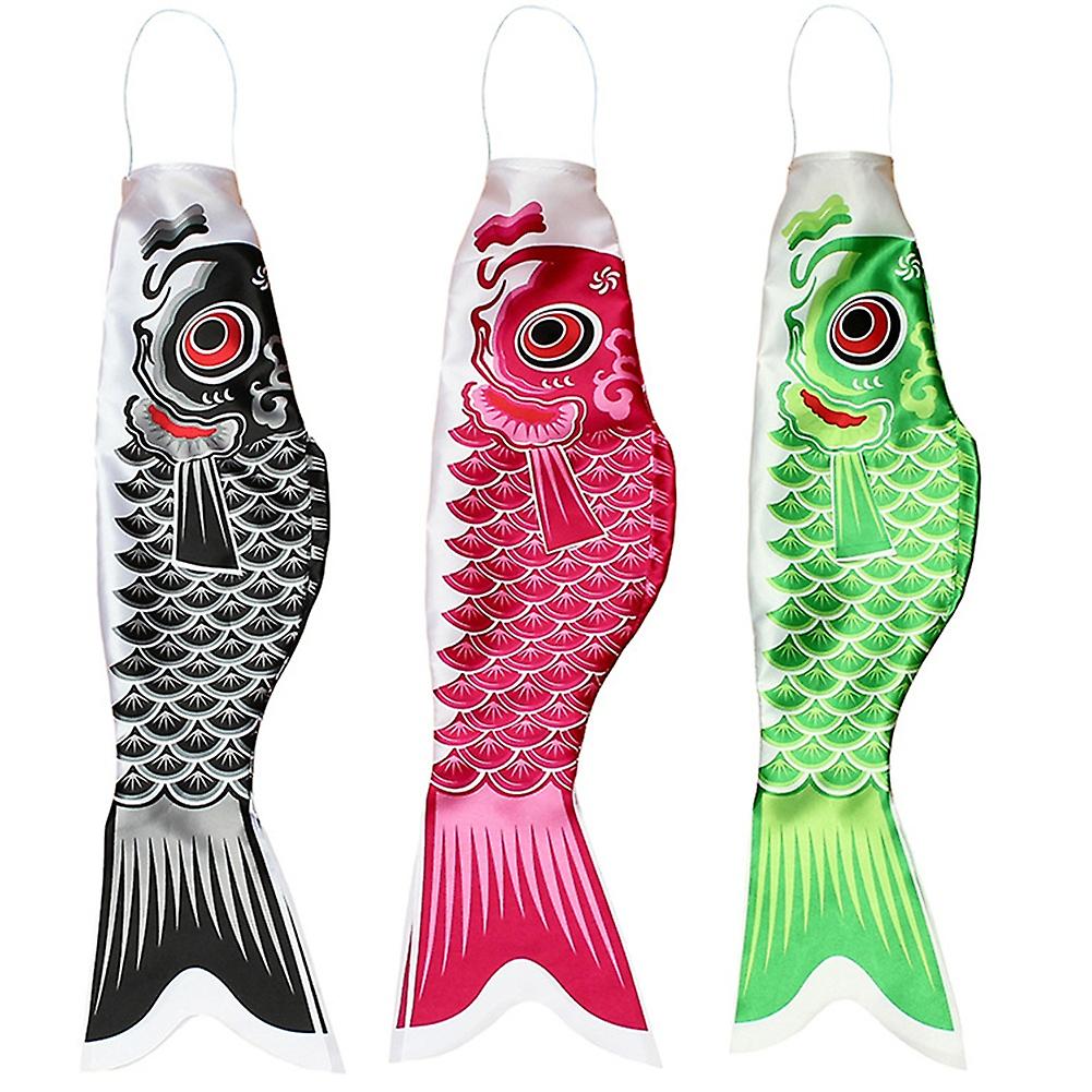Carp Windsock Weather-resistant Cartoon Satin Dragon Boat Carp Windsock ...