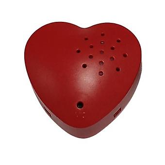Portable Heart Shaped Voice Recorder For Stuffed Animal Recording Box For Plush Toy Easy To Use Press And Play Recorder