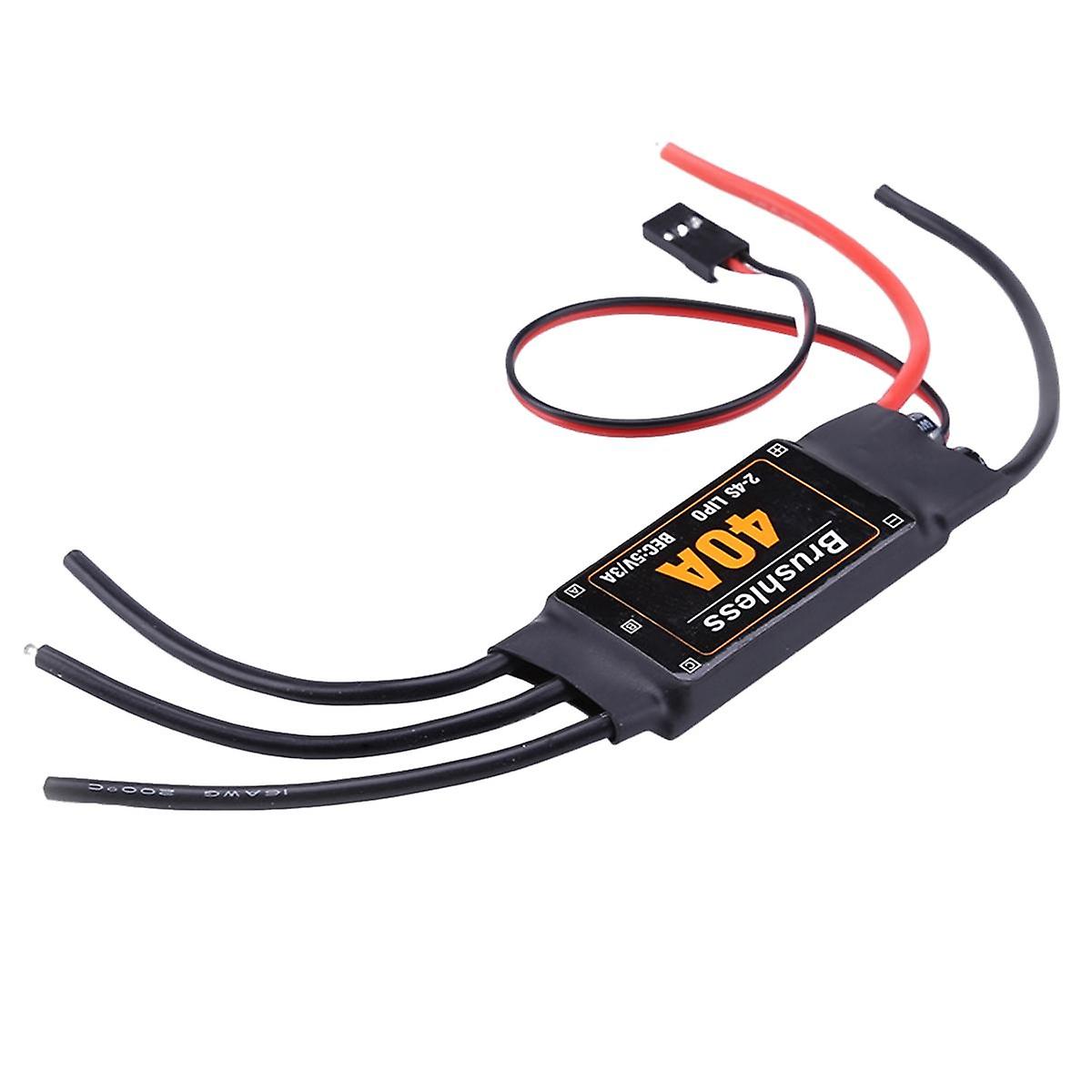 2-4S 40A Brushless ESC Drone Airplanes Parts Speed Controller Motor for RC FPV Quadcopter Helicopte