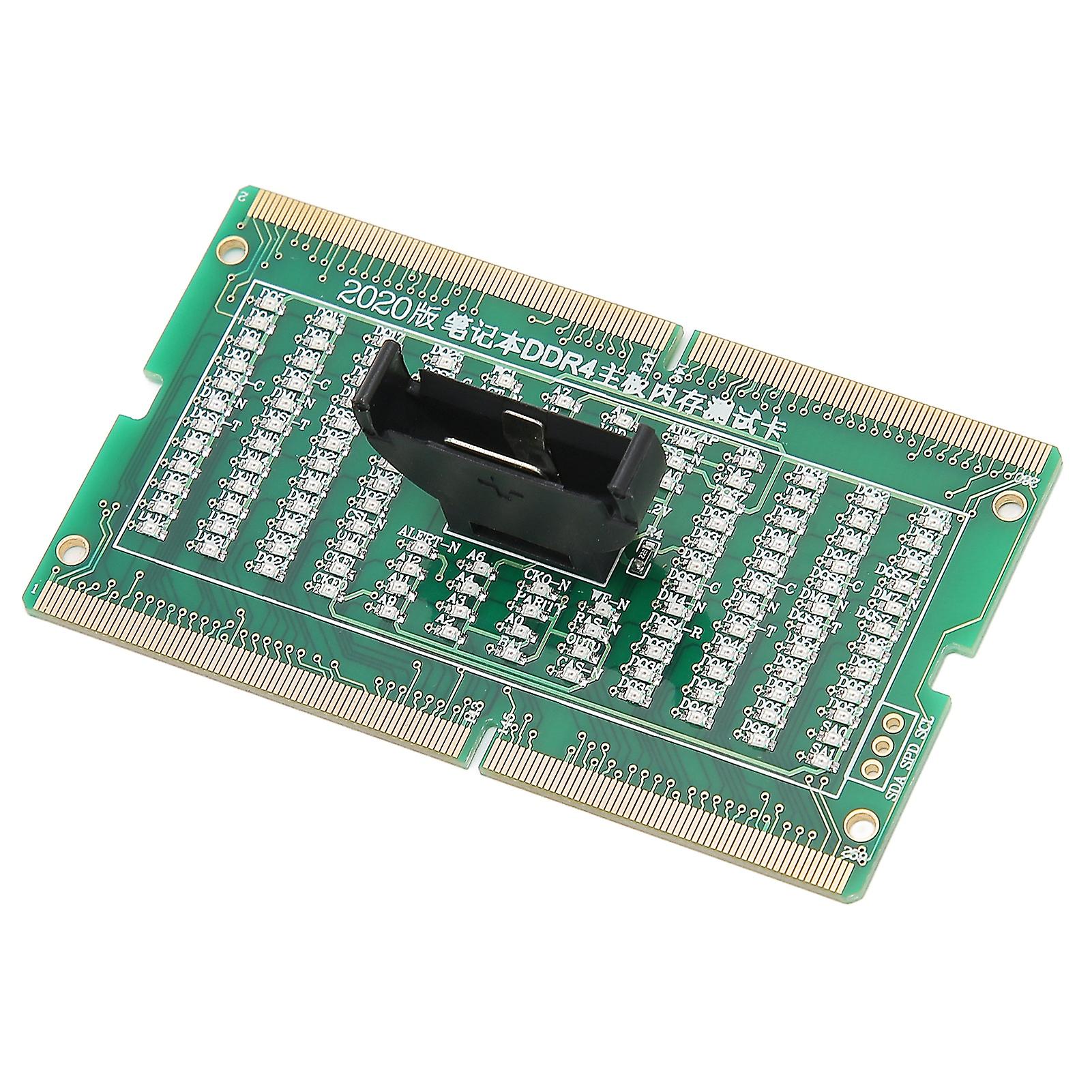 Motherboard Tester Laptop DDR4 Memory Slot Interface Motherboard Forward Reverse Maintenance Detector with Light 
