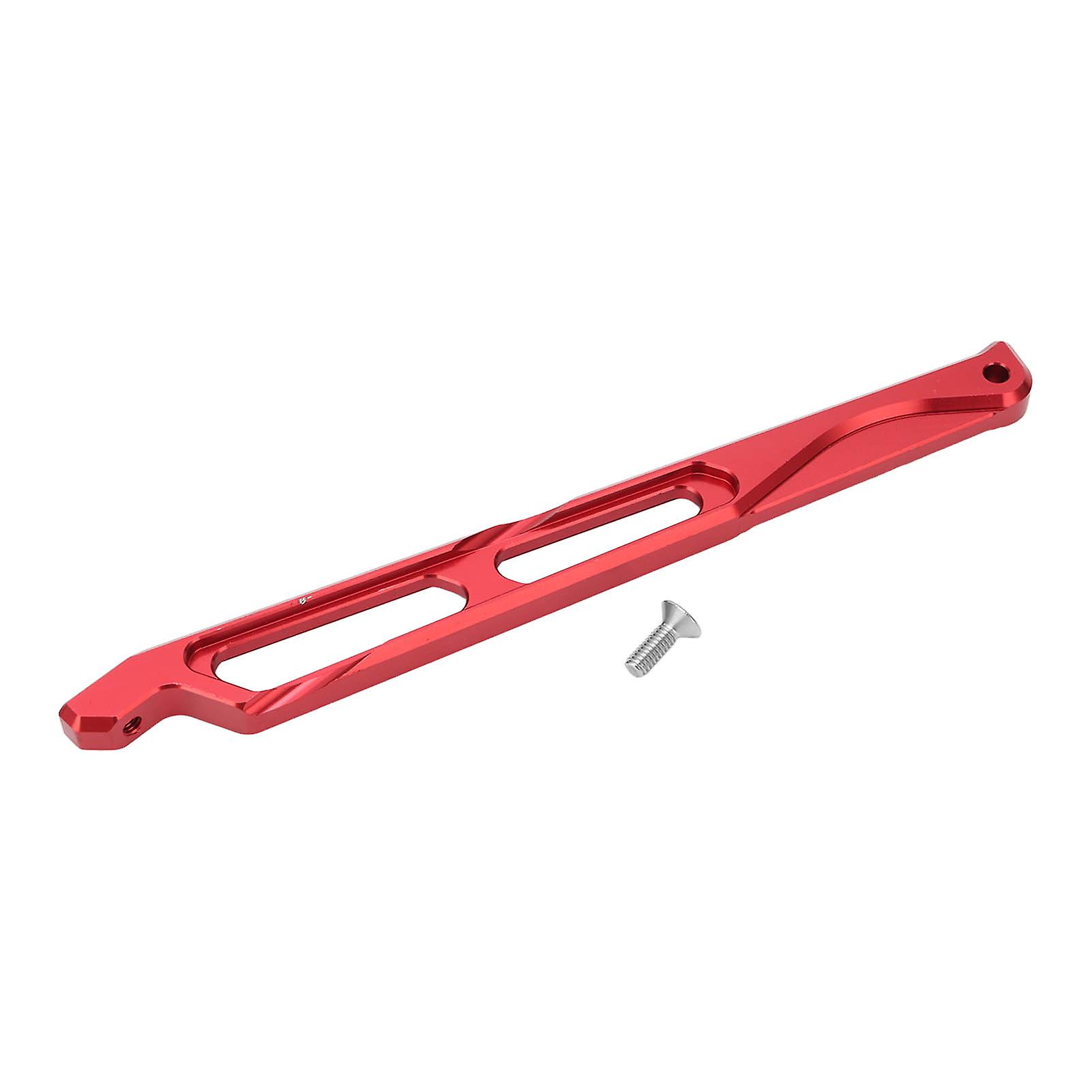 RC Chassis Rear Brace Aluminum Alloy Support Arm RC Chassis Bracket for ARRMA KRATON 6S 1/8 RC Car Red