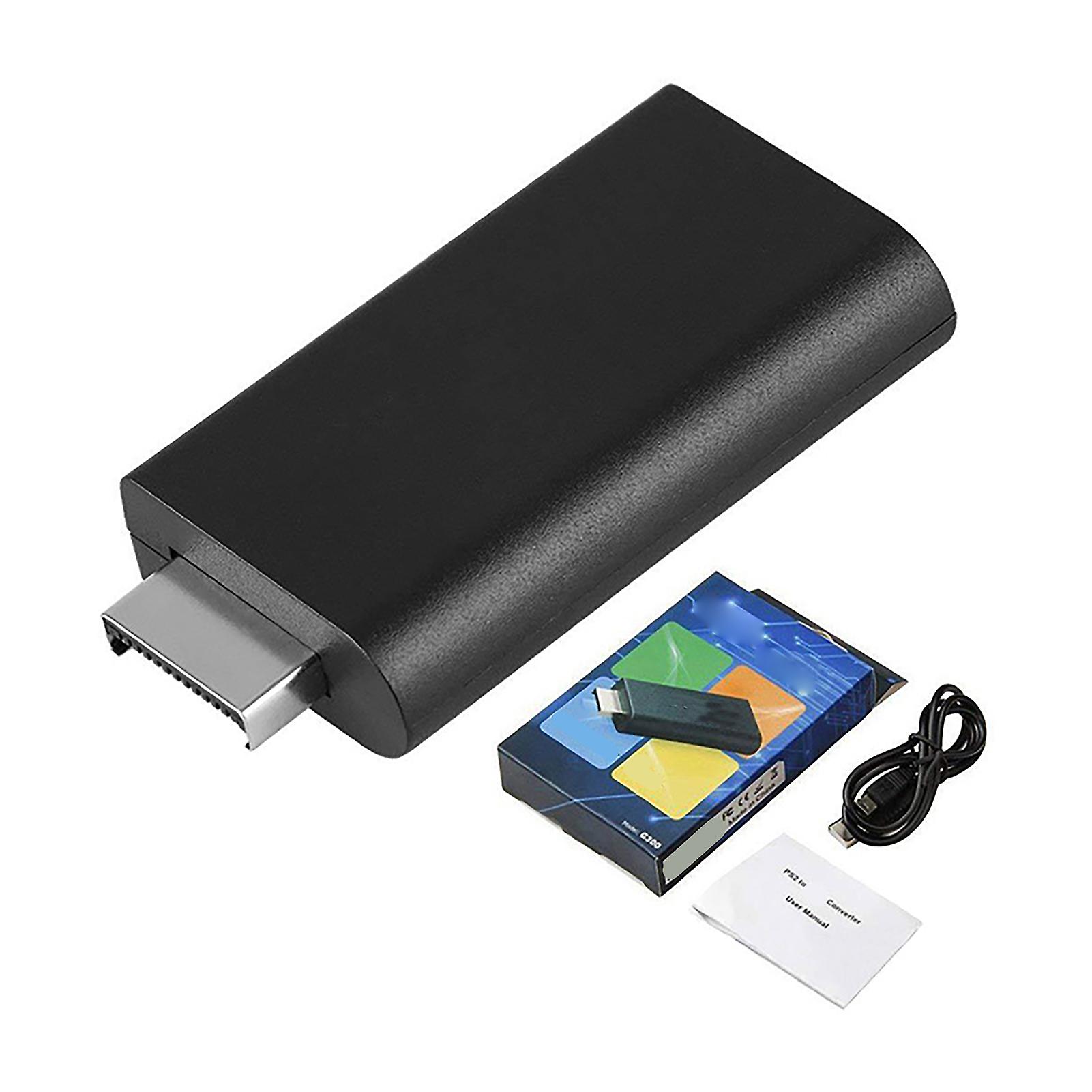 PS2 to HDMI Converter Adapter - No Latency, Plug & Play, USB Powered, Portable