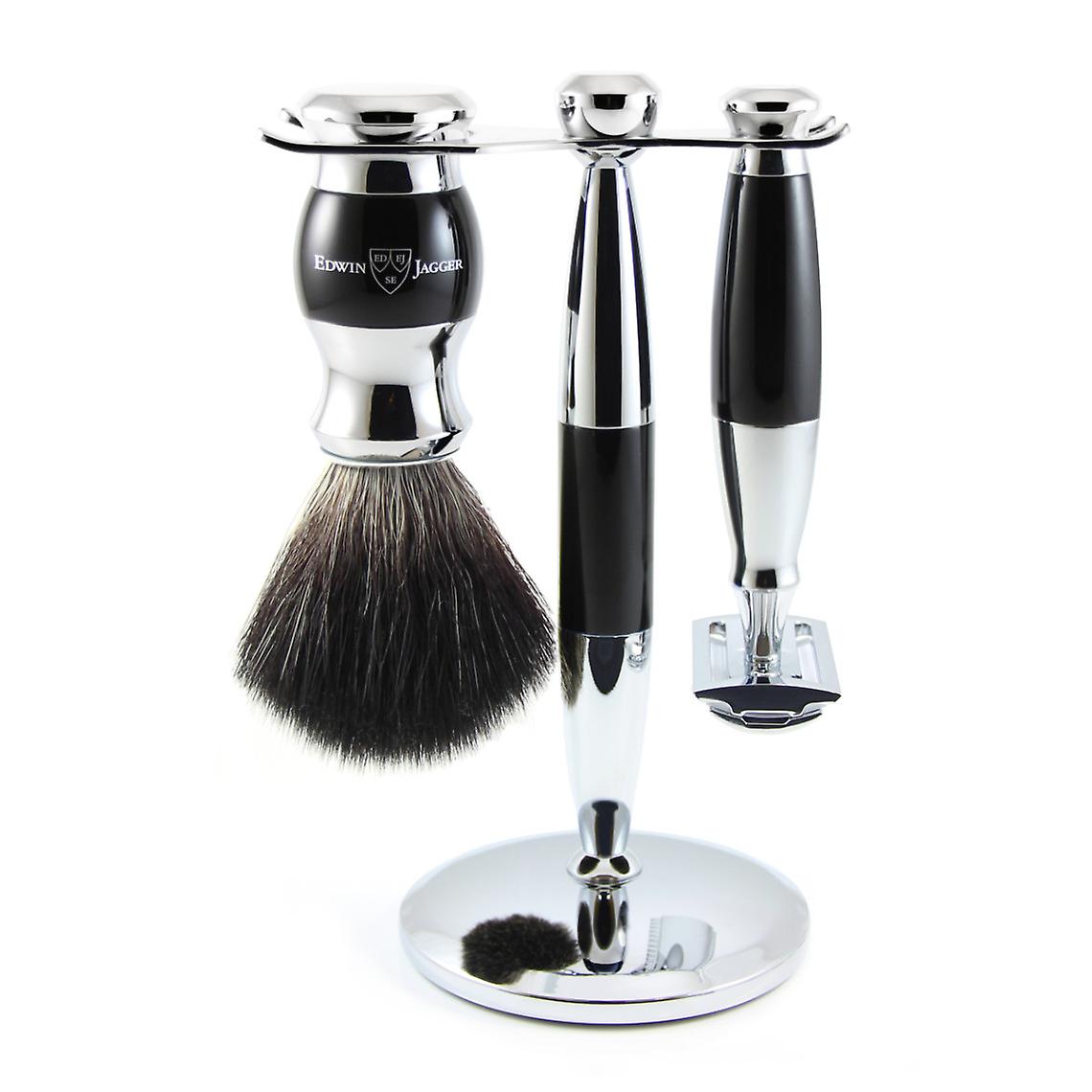 Black Shave Set - Edwin Jagger