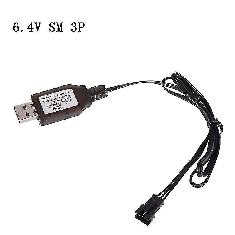 6.4v/7.4v φορτιστής λι-ιονικός μπαταρία sm-3p rc παιχνίδια τηλεχειριστήριο παιχνίδι sm3p φορητός φορτιστής USB-yvan