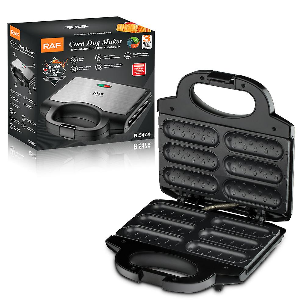 Household Roast Sausage Machine Hotdog Maker Breakfast Machine Sandwich Machine Waffle Machine Multi-Function