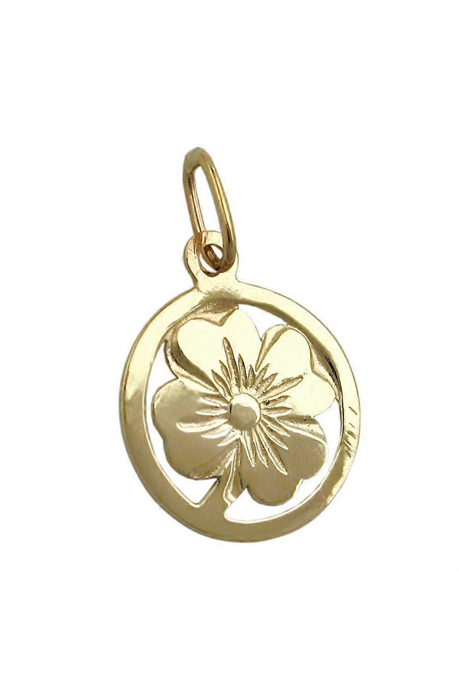 Pendant Clover Leaf 9k Gold - Gl430190