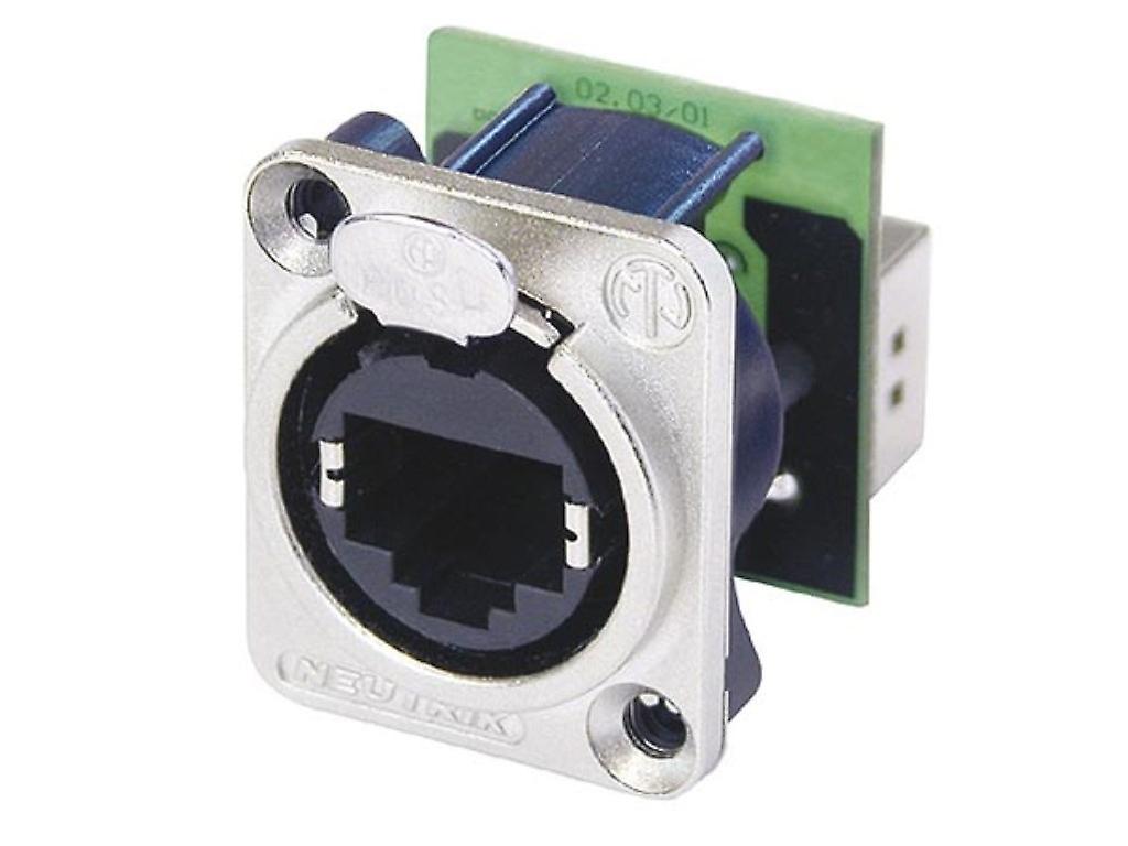 Neutrik - Ethercon - Boîtier métallique avec Rj45 standard monté à l’arrière