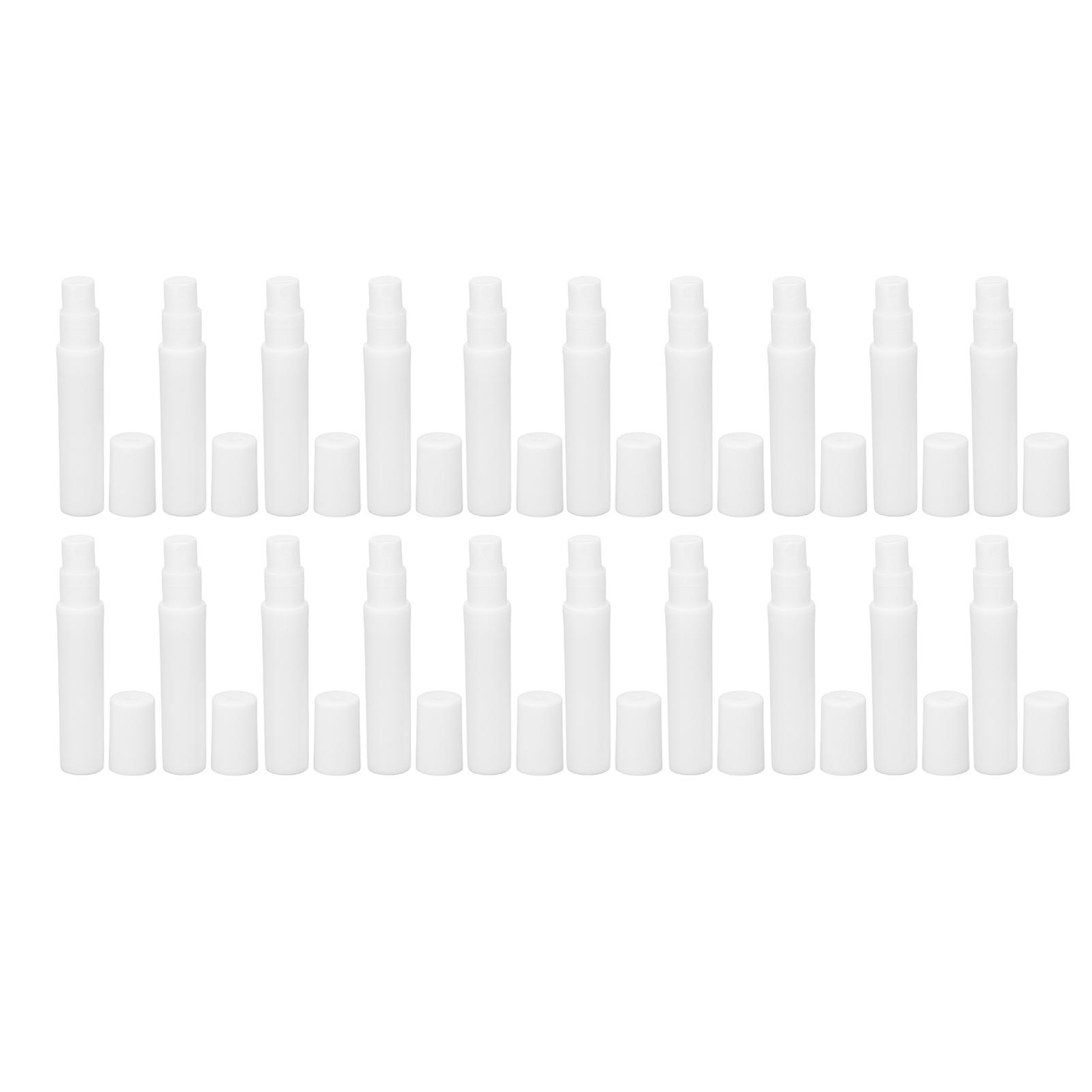 20PCS Mini Spray Bottle 5ml White ABS Fine Mist Refillable Empty Sprayer Bottle for Perfume