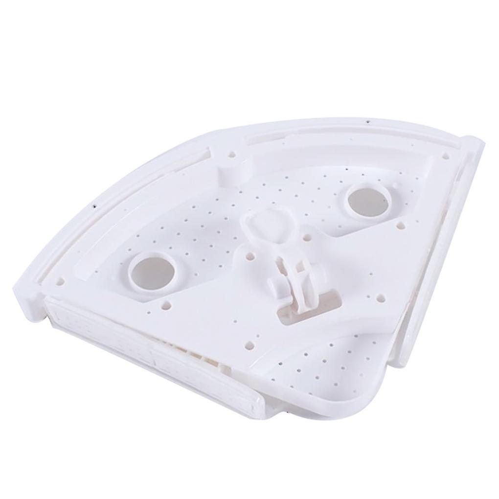 Corner Shelf Suction Cup Storage Rack Triangular Wall Organizer