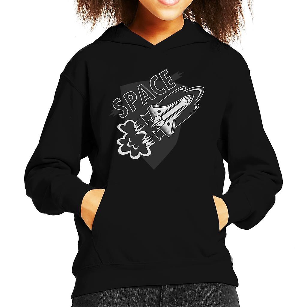 NASA Space Rocket Takeoff Kid's Hooded Sweatshirt