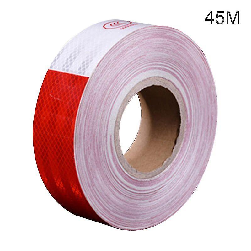 Red Custom Car Stickers Diy Kit Reflective Lining Pattern Reflective Scooter