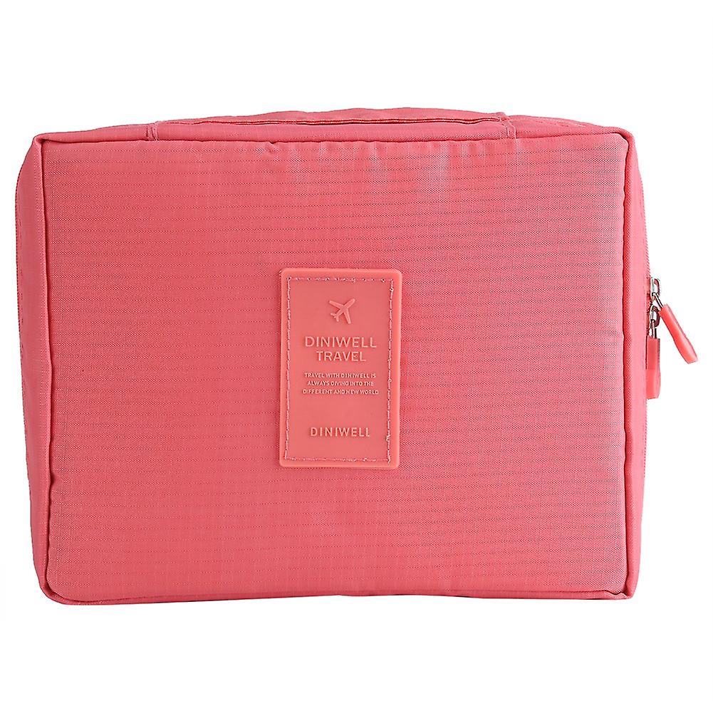 DINIWELL Multi-Function Travel Packing Cosmetic Makeup Storage Bag Toiletry Organizer  Pink