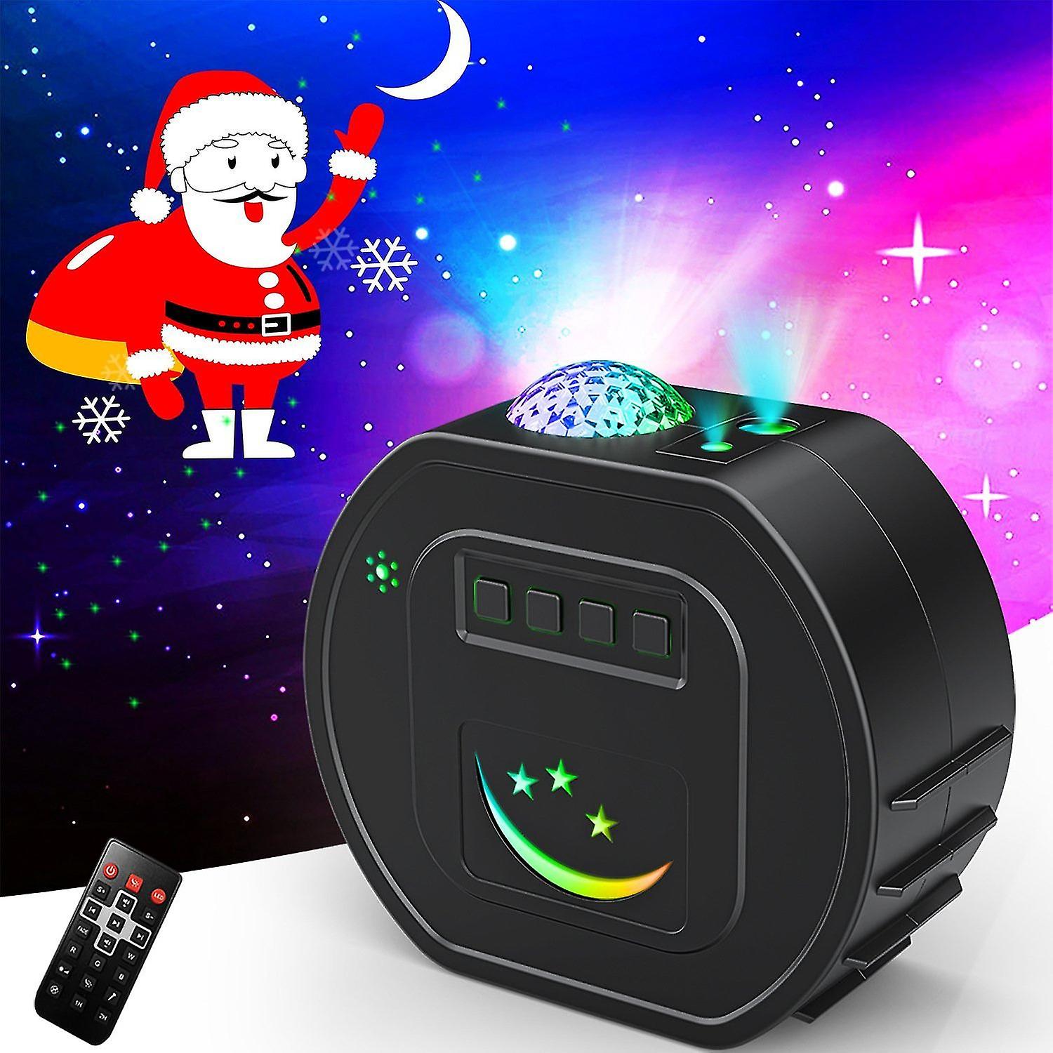 Christmas LED Projector Lamp, Water Wave & Pattern Light Projector with Remote Control, Projection L