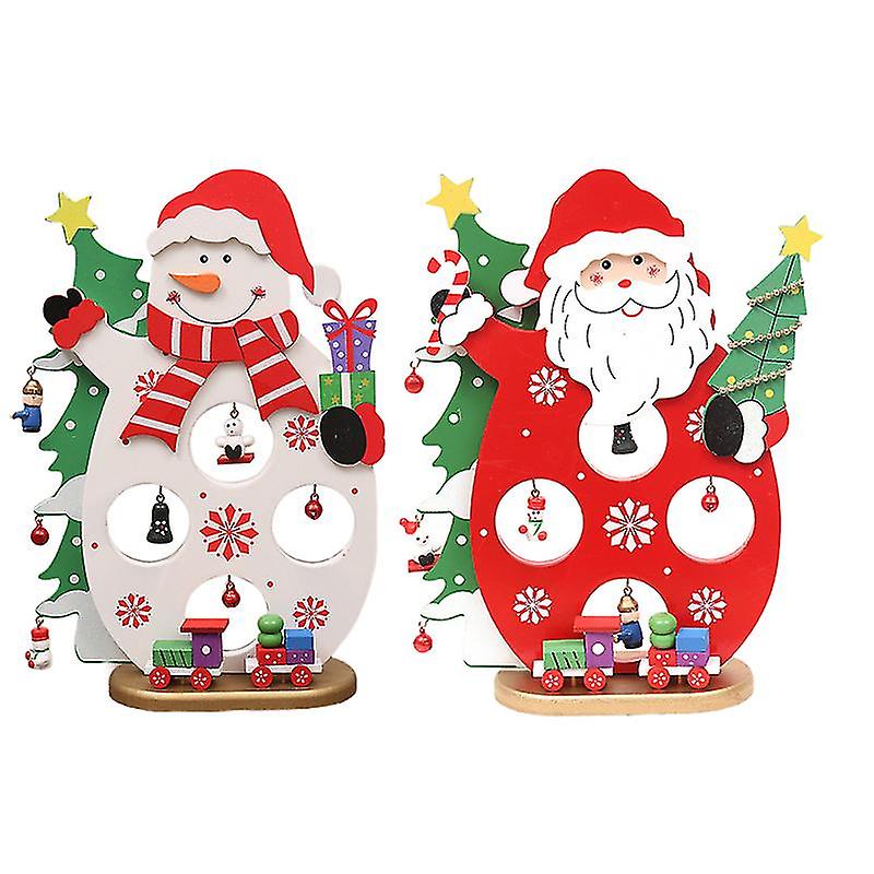 2pcs Weihnachtsmann Ornament