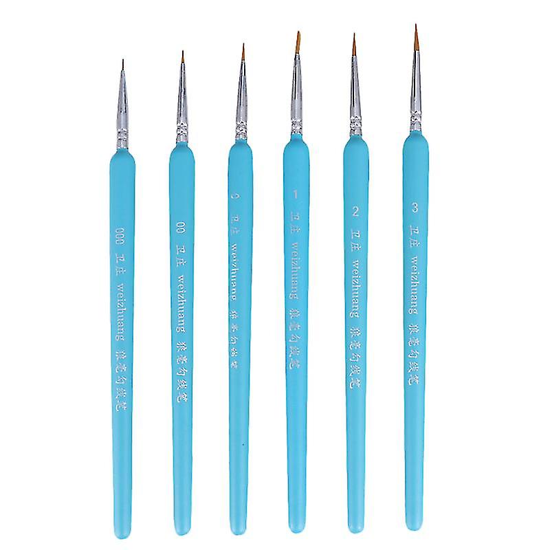 6pcs Detail Paint Brush