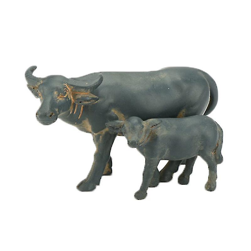 1pcs Resin Buffalo Ornament