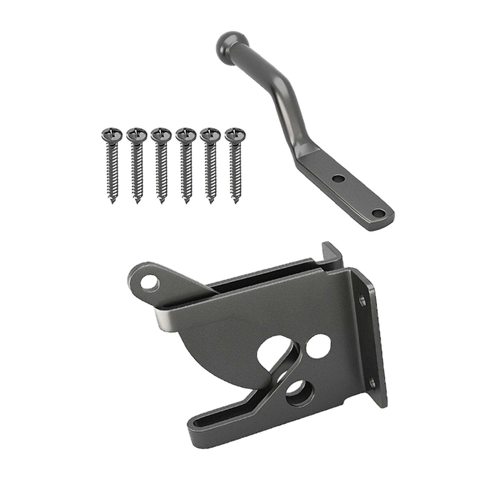 Fence Gate Latch Self Locking Courtyards Heavy Duty Versatile Barn Door Lock Short