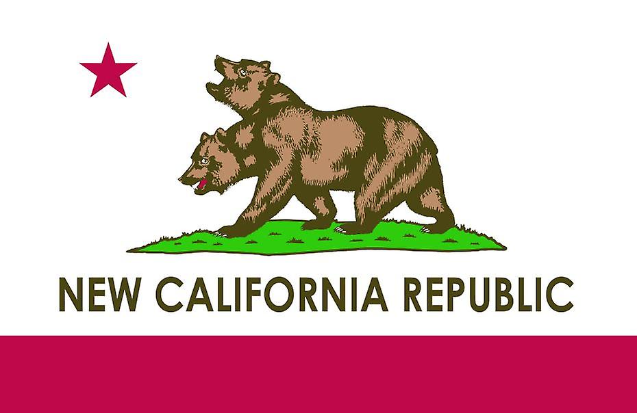 90*150cm New California Republic flagg