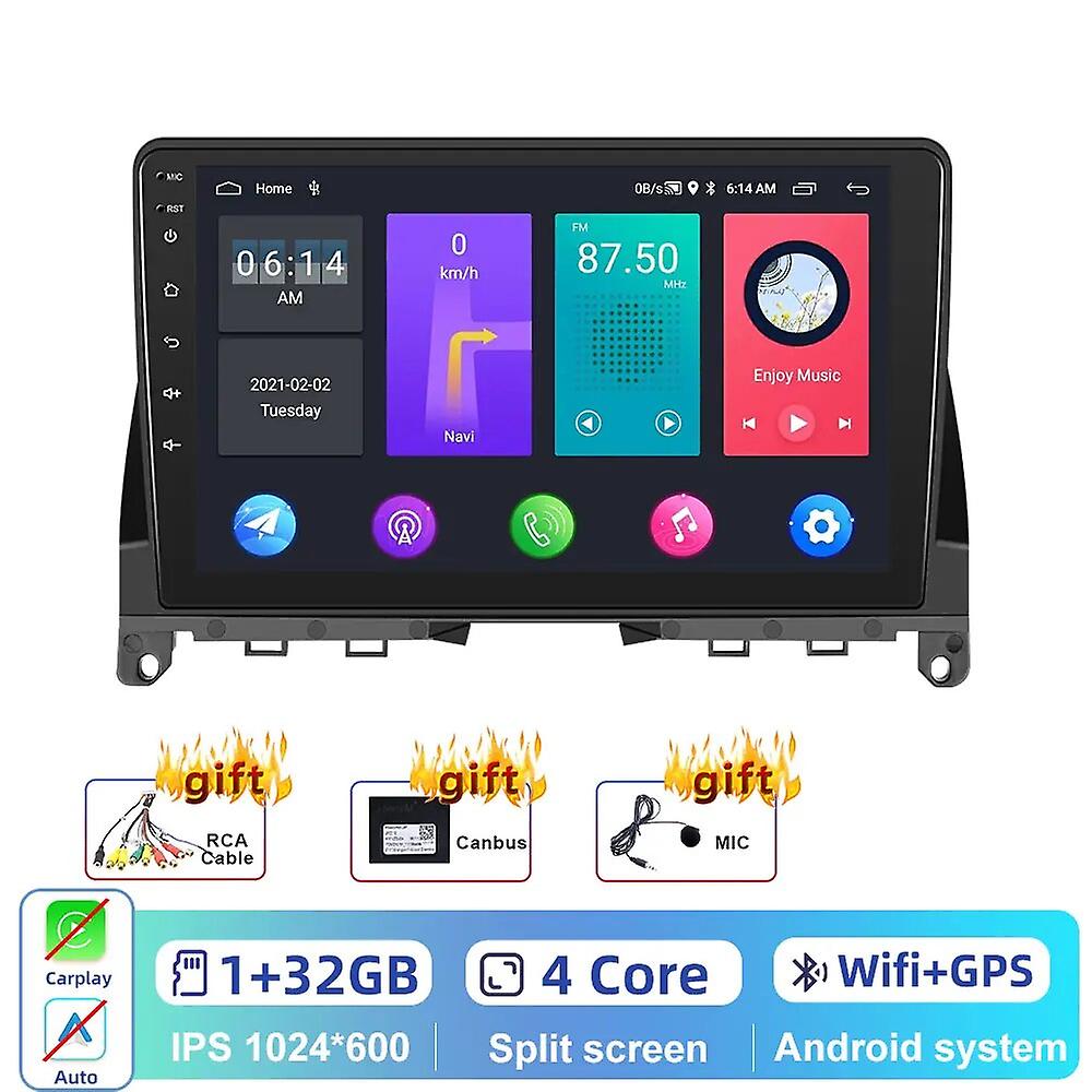 ACV 2-DIN Radioeinbau-Set Für Mercedes Viano/Vito Ab 2006 - Schwarz