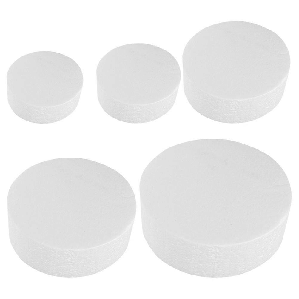 5 Pcs Rond Gâteau Mannequin De Boulangerie Gâteau Mannequin Mousses Modèle De Gâteau Modèle De Gâteau Bricolage Modèle Accessoire