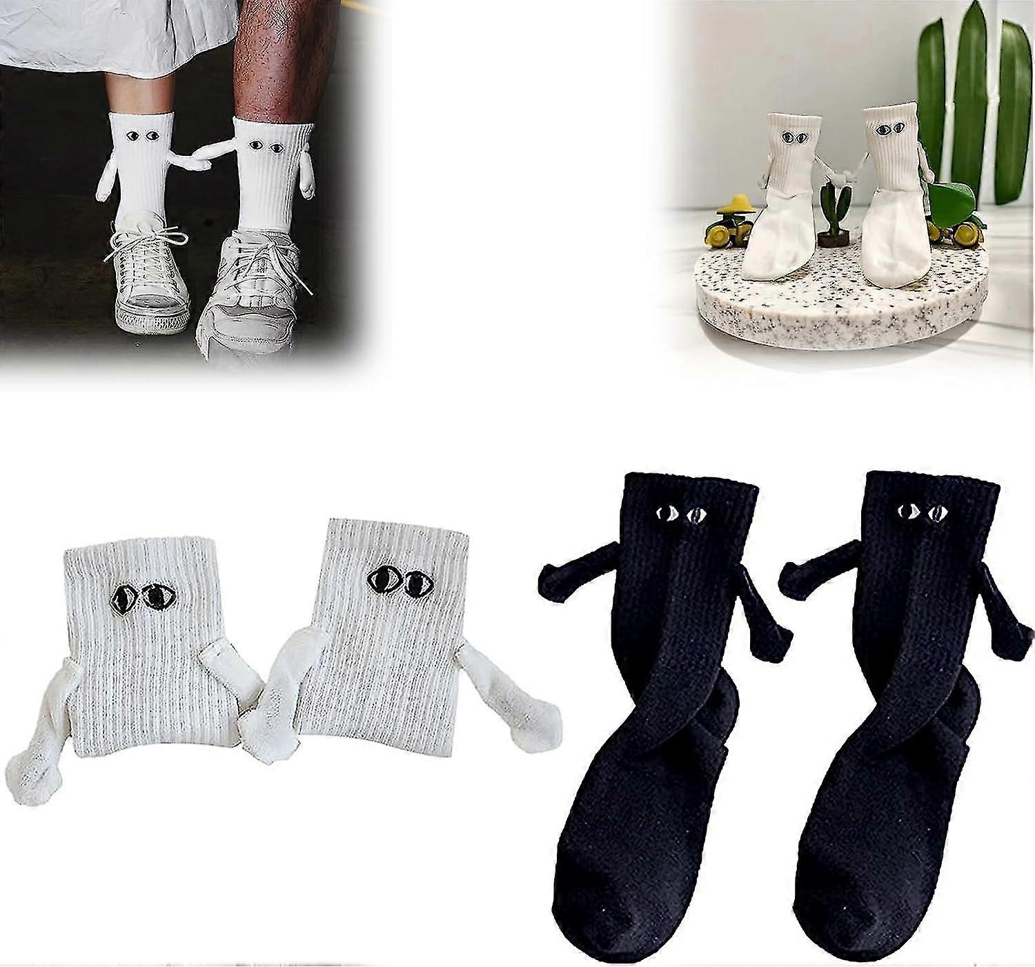 Magnetic Hand Holding Socks New, Hand In Hand Socks, Couple Holding Hands-socks