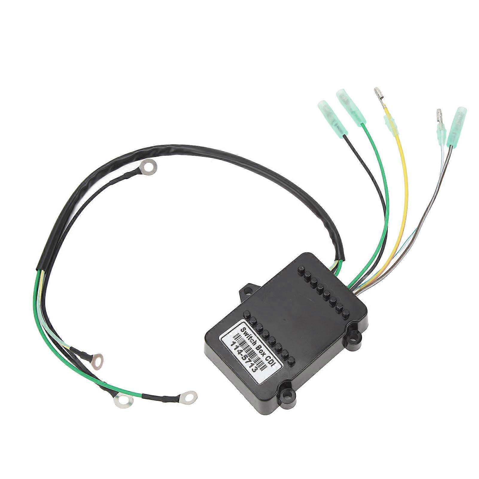 CDI Switch Box Power Pack 855713 A3 Outboard Motor Power Switch Box Ignition Pack for Mariner 6 to 25 HP 2 Strokes