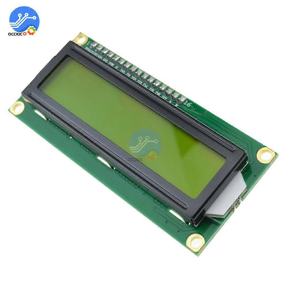 3.3v 1602 Lcd Display With Yellow Backlight, 16x2 Lines, With White Characters, For Raspberry
