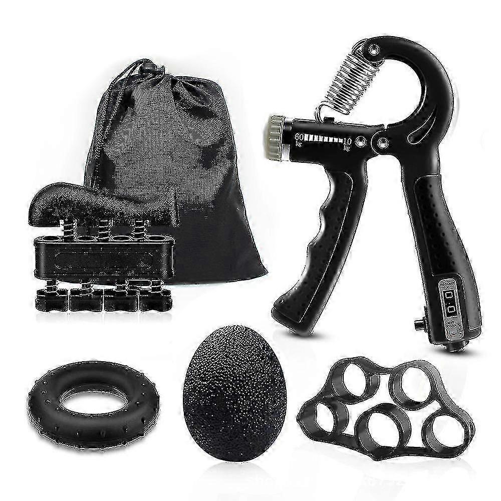 Hand Grip Strengthener With Adjustable Resistance, Workout Squeezer_Dec