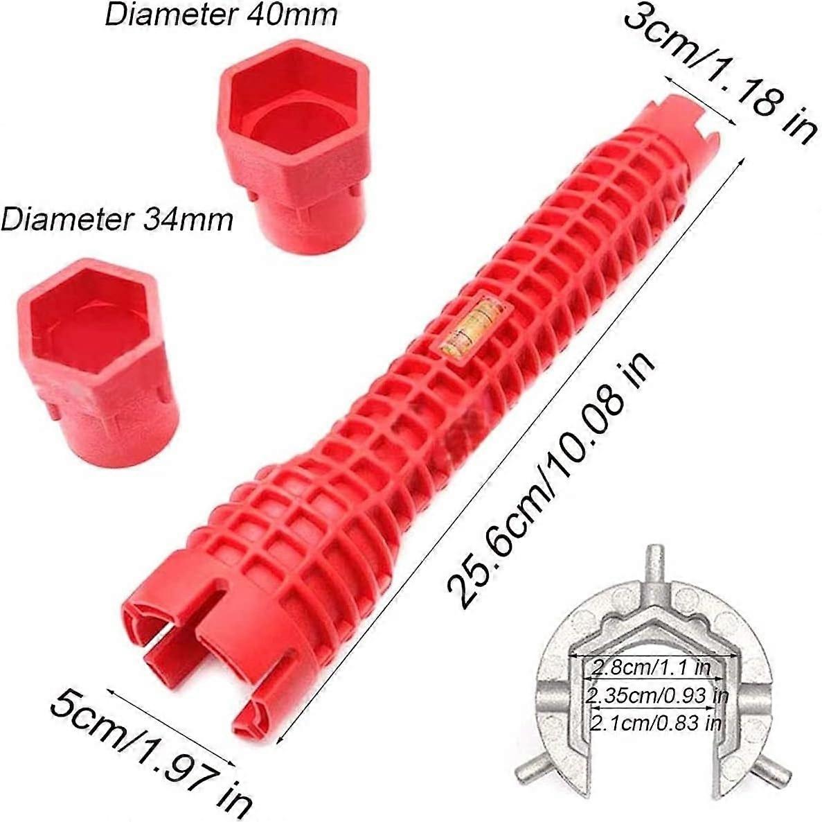 Multi-Function Adjustable Wrenches Sink Installation Tool Multi-Purpose Faucet Clamp Wrench Toilet B