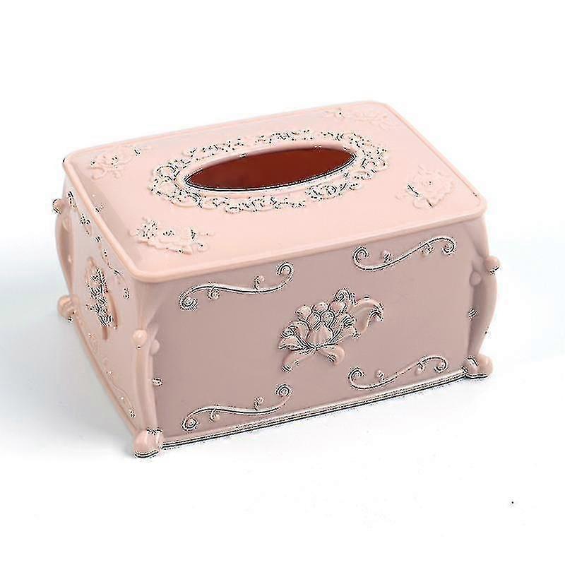 (orange)facial Tissue Holder Case Dispenser