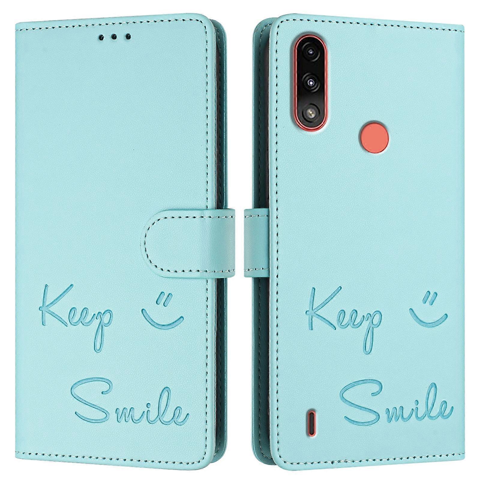 Leather Phone Case For Motorola Moto E7 Power