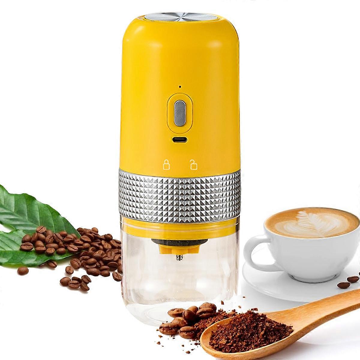 Coffee Grinder , Small Cordless Coffee Grinder Mini with Multi Grind Setting, Portable Coffee Bean Grinder Automatic