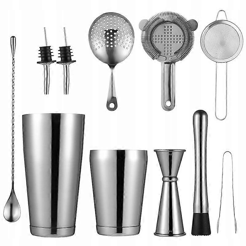 Bartender Set 10 Elem Cocktail Stainless Steel