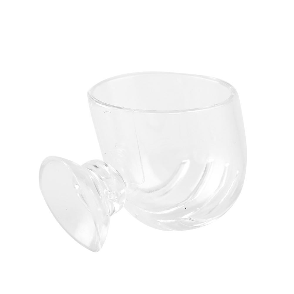 Acrylic Feeding Cup for Fish Red Worms Aquarium Feeder Cups