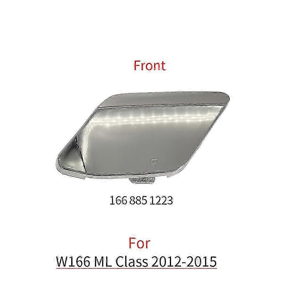 جودة عاليةلمرسيدس W166 السيارة الأمامية المصد الخلفي سحب هوك غطاء غطاء فضي لبنز ML Class ML300 ML320 ML400 ML450 2012-2015 1668551223