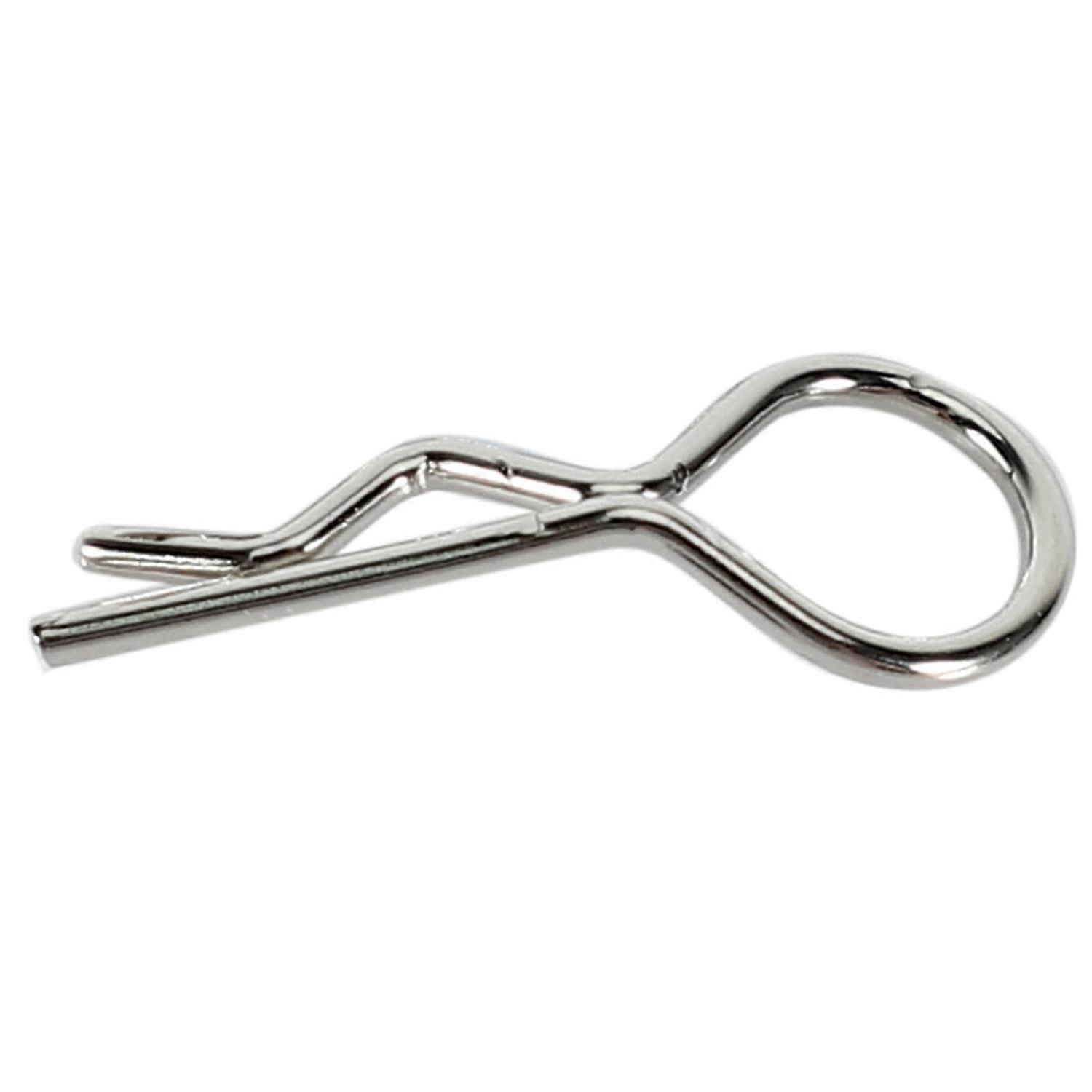50Pcs Edelstahl Körper Clips Shell Abdeckung Pin Biegen für 1/10 RC Auto Fernbedienung Spielzeug Redcat Sp