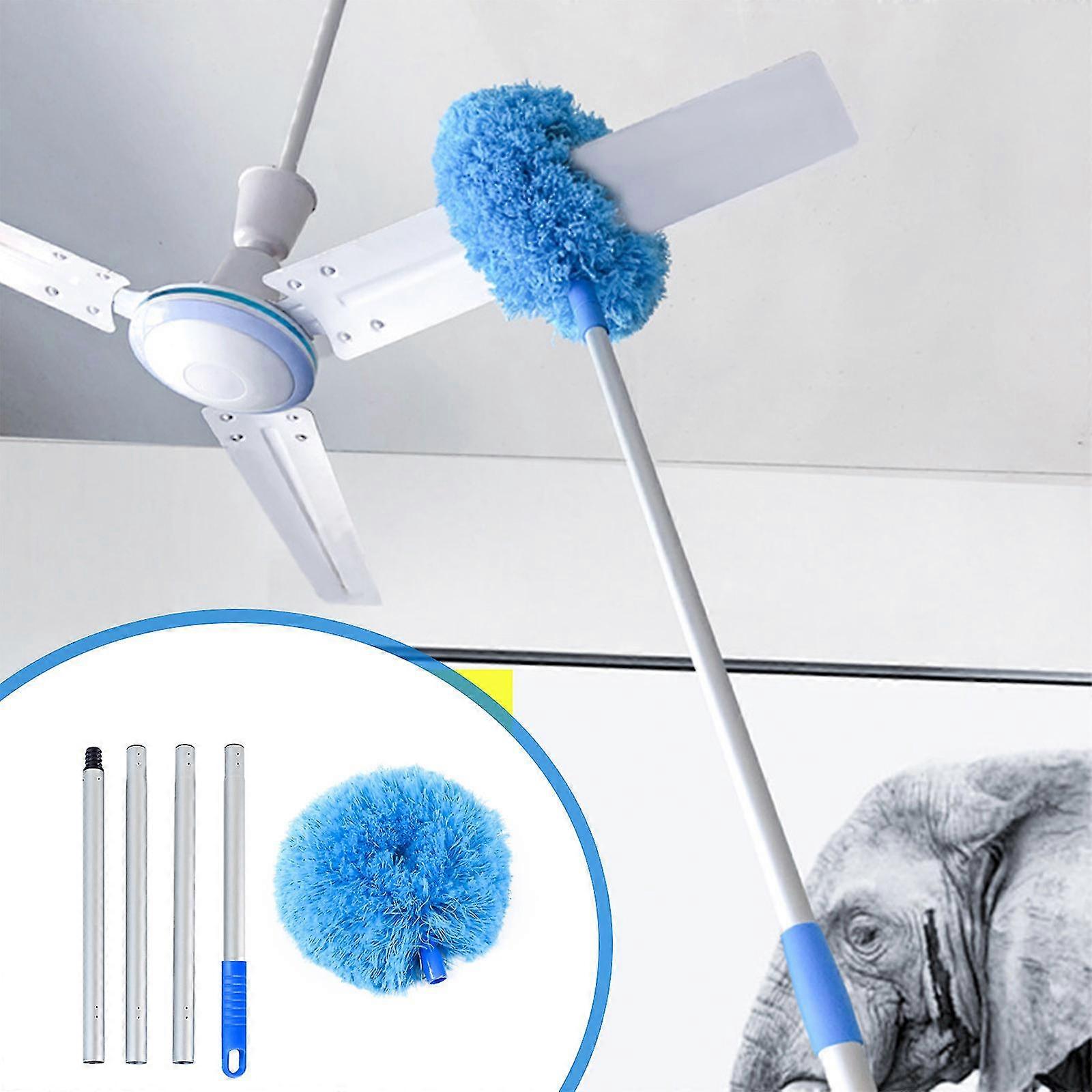 Ceiling Fan Duster,dusters For Cleaning, Microfiber Duster With Extension Pole 47 Inches, Duster For Cleaning Ceiling Fan, High Ceiling, Furniture-Yva