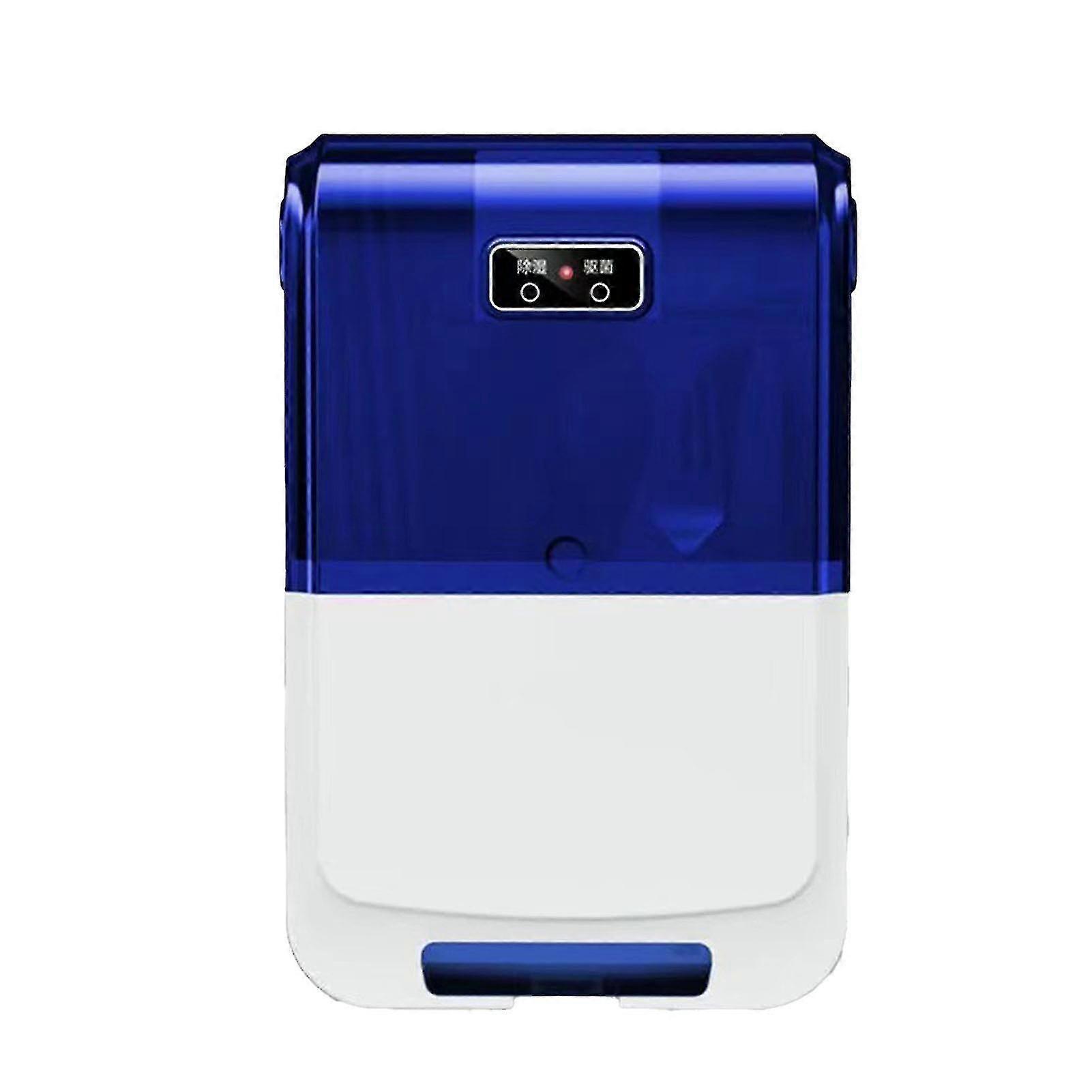 Blue Wall-Mounted Chopsticks Holder, Dustproof and Drainable, Multifunctional Punch-Free Tableware Storage Box