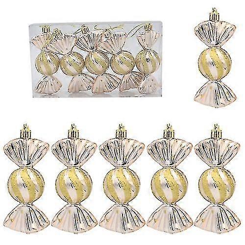 5pcs/box Decoration Electroplating Candy Props Gift Box Props